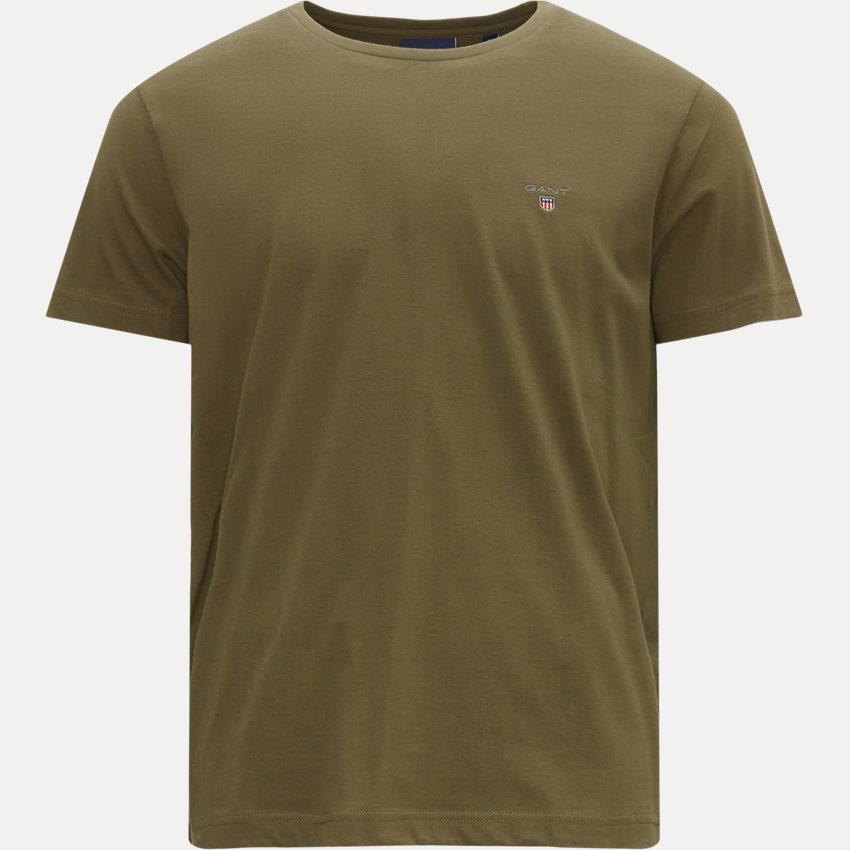 Gant T-shirts ORIGINAL SS T-SHIRT 234100 RACING GREEN